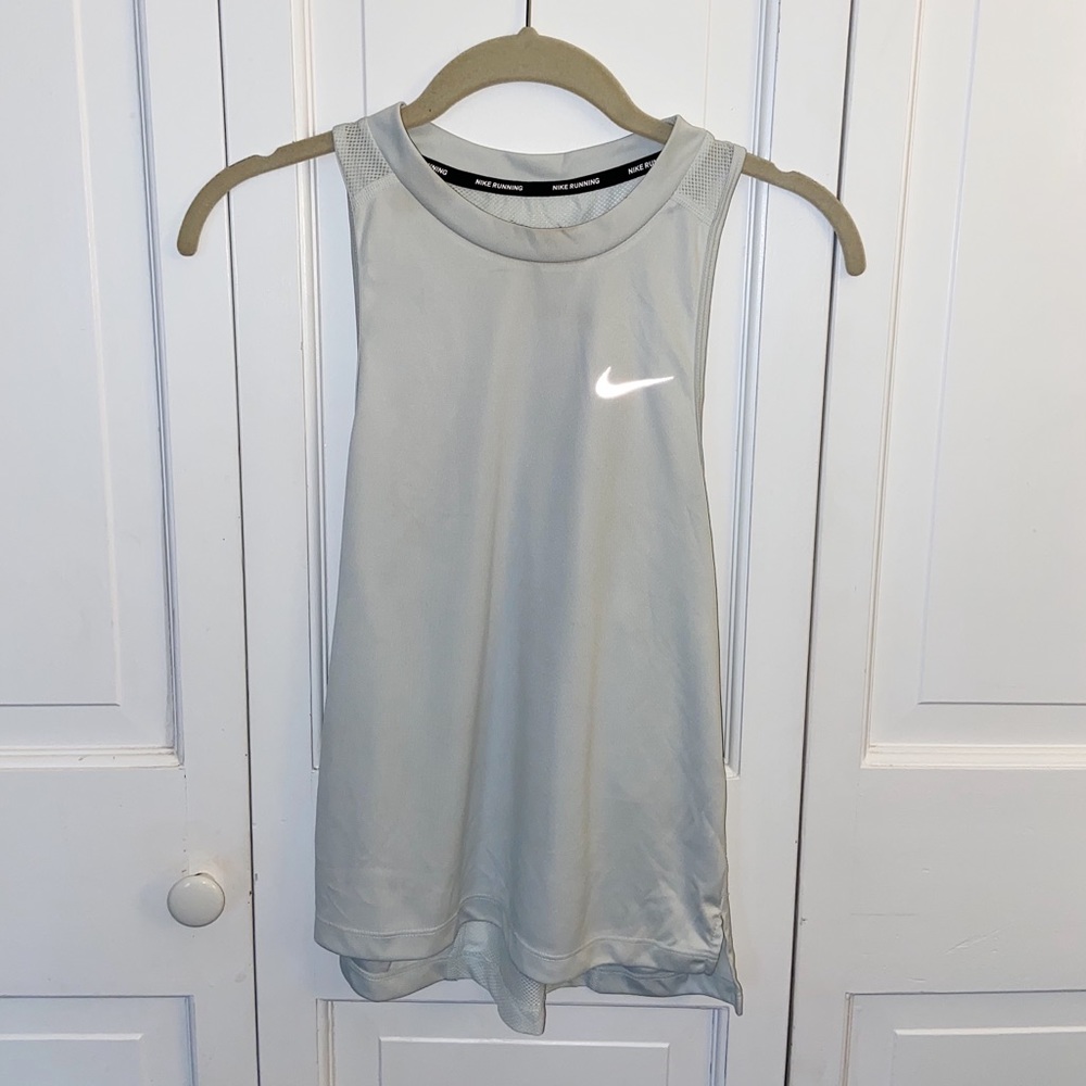 Nike High-Neck Mint Green Muscle Tank